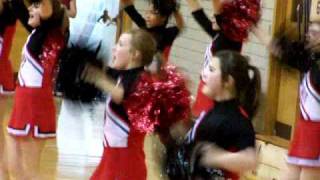 Clinton High School Freshmen Cheerleaders 2009 Iowa