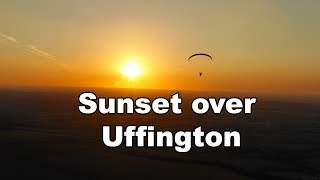 Sunset Over Uffington