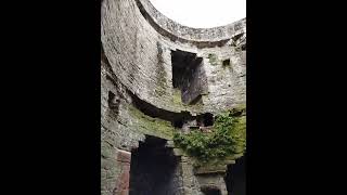 Prison tower in medieval castle - Conwy Castle in Wales