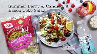 Summer Berry & Candied Bacon Cobb Salad | Dole/Vitamin Water