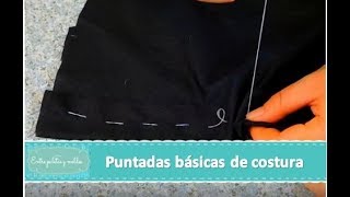 Puntadas de costura a mano