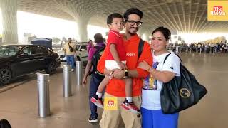 Bharti Singh With Son Golla, Hubby Harsh, Rupa Didi, Munna Leaves For Europe Trip