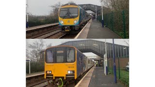 Trains At Birchwood Station 23/12/2022 (Welcome To Birchwood Transpennine Express)