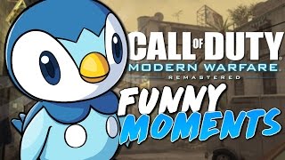 MODERN WARFARE REMASTERED FUNNY MOMENTS! (Corpse Launches, Bill Nye, MWR Funtage)