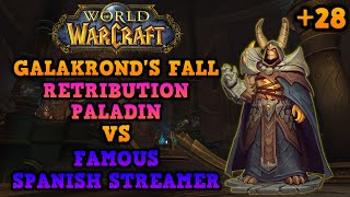 I Played With A Famous Spanish Streamer !?! | +28 Galakrond's Fall | GOD DPS POV | WOW