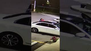 CAUGHT ON CAMERA | MERCEDES LADY STEALS FLOWERS FROM SMALL BUSINESS #ytshort #theft #thief #stealth