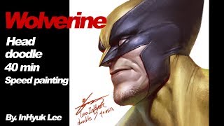 Wolverine. doodle. 40min (울버린 낙서 40분 스피드페인팅) By.InHyuk Lee 이인혁