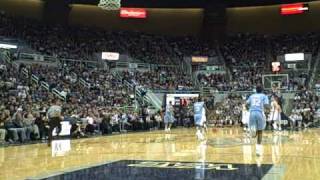 Armon Johnson scores against North Carolina