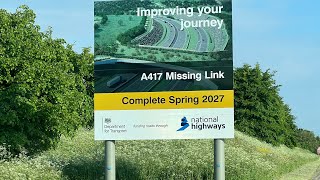 Part 2 of the Missing Link A417 a few months on ..Birdlip,Gloucestershire