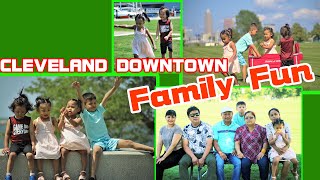 Nepali I Bhutanese Vlog I Cleveland Downtown and Lake Erie ,USA- Family Fun