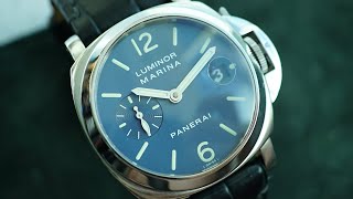 Panerai Luminor Marina PAM00119 - ELECTRIC BLUE DIAL - 40mm - all original w strap & buckle - 2002