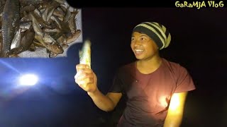 Light Fishing🐠In Himalayan River of Nepal| Traditional Catching Fish With Light|@garamjavlog EP:254|