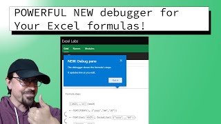 POWERFUL NEW debugger for Excel formulas!