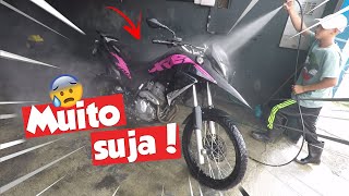 NUNCA VI A XRE TÃO SUJA !! *levei pra lavar*