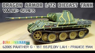 Dragon Armor 62005 Panther G SS-Panzer Div LAH - France 1944 Value+ series 1/72 Camo Diecast tank