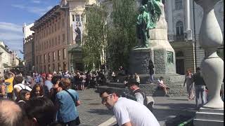 Ljubljana Slovenia street music 2