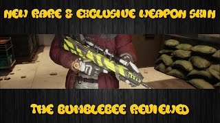 Division New Rare & Exclusive Weapon Skin "The Bumblebee" Reviwed and we're to get it.