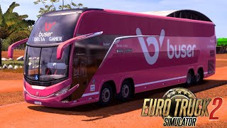 Marcopolo Paradiso G8 Buser Bus Drive On Highway | Euro Truck Simulator 2 | ETS2 |