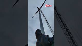 120 GE wind turbine Rotor Ericsson 🧑‍🔧 work taim 👷