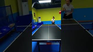 Ping-pong training! #pingpong #sports #tennisdetable #shorts