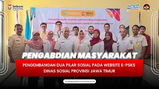 DINAS SOSIAL JAWA TIMUR | TELKOM UNIVERSITY SURABAYA