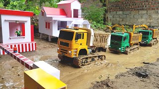 Xe Máy Xúc Cát, Xe Múc, Xe Cần Cẩu Cứu Hộ Khổng Lồ, Ô Tô Đồ Chơi, Xe Tải , Dump Truck, Excavator