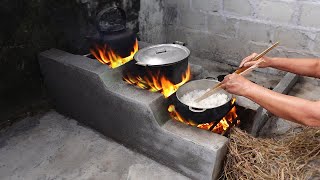 Diy Straw Kitchen / Make a Traditional Kitchen in My Hometown