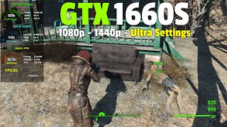 Fallout 4 : GTX 1660S - 1080p - 1440p - Ultra Settings