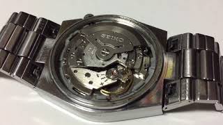 Seiko 6319 movement running (6319-9000)