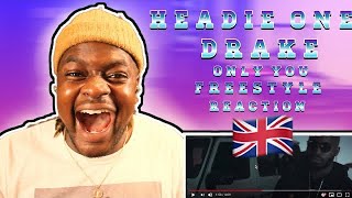 American Reacts to UK Rapper| Headie One x Drake - Only You Freestyle Reaction