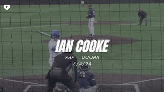 RHP Ian Cooke '24 | UConn | 5/4/24