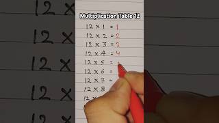 "Learn the 12x Table Fast!" #tables #tricks #learn #maths