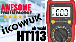 IKOVWUK HT113 CHEAP-O Multimeter Review & Teardown!