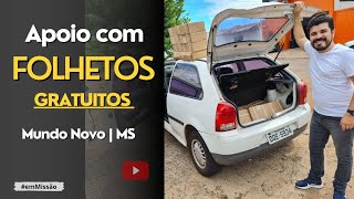 APOIO COM FOLHETOS GRATUITOS || para a cidade de Mundo Novo - MS