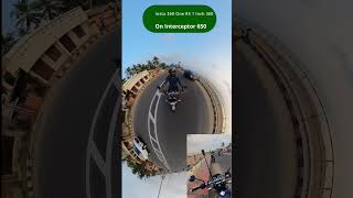 Stunning visuals from insta360 One RS 1Inch 360 edition attached to Royal Enfield Interceptor650