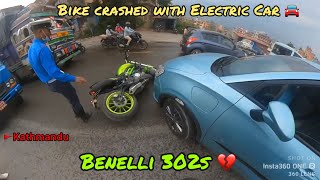 Benelli 302s live accident in Kathmandu Nepal 💔 | #nepalivlog #accident