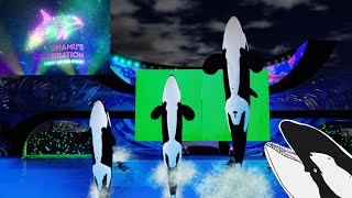 LIGHT UP THE NIGHT SHOW!! - June/2/2023 - SeaWorld Roblox Orlando-