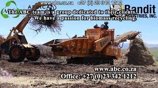 Wood Recycling: Fruit Tree Brush recycle with Bandit Beast 1680 Western Cape, South Africa