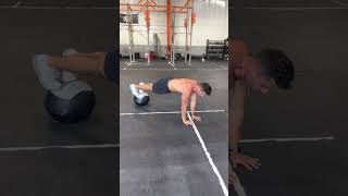 How to Properly Perform Medicine Ball Shoulder Taps For Abs ( Exercise Demonstration)