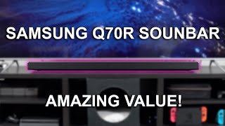 BEST Value Soundbar with AMAZING sound! - Samsung Q70R Soundbar