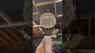 Crystal Chandelier Ceiling Fan With ABS Blades & Remote [Modern Unique Fancy Ceiling Fans] 💨✨