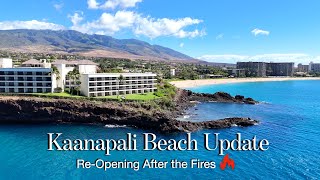 Kaanapali BEACH Maui - Reopening after the LAHAINA FIRE 🔥