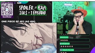 RAFFAVERSO REAGINDO A MORTE DE PORTGAS D. ACE | MARINEFORD| ONE PIECE - EP 483