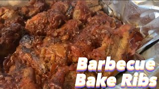 How to cook Barbecue Bake ribs with yummy sauce #viral #trending