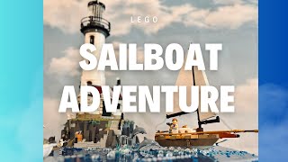 Come sail away :) Lego sailboat, Lighthouse and underwater MOC.