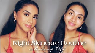 NIGHT SKINCARE ROUTINE+HOW I REMOVE MY MAKEUP | Stephanie Giselle