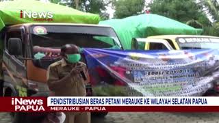 60 TON Beras Merauke di Distribusikan ke wilayah paling Selatan Papua