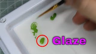 Beginners Top Tip the Difference Between a Glaze and a Layer Paint