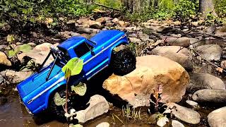 TRX4 High Trail Ford (Blue Thunder) Goes on a nature run and hits Bolder ally,(Part1)