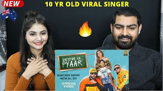 Bachpan Ka Pyaar Official Video | Badshah, Sahdev Dirdo, Aastha Gill, Rico | AUSTRALIAN Reaction!